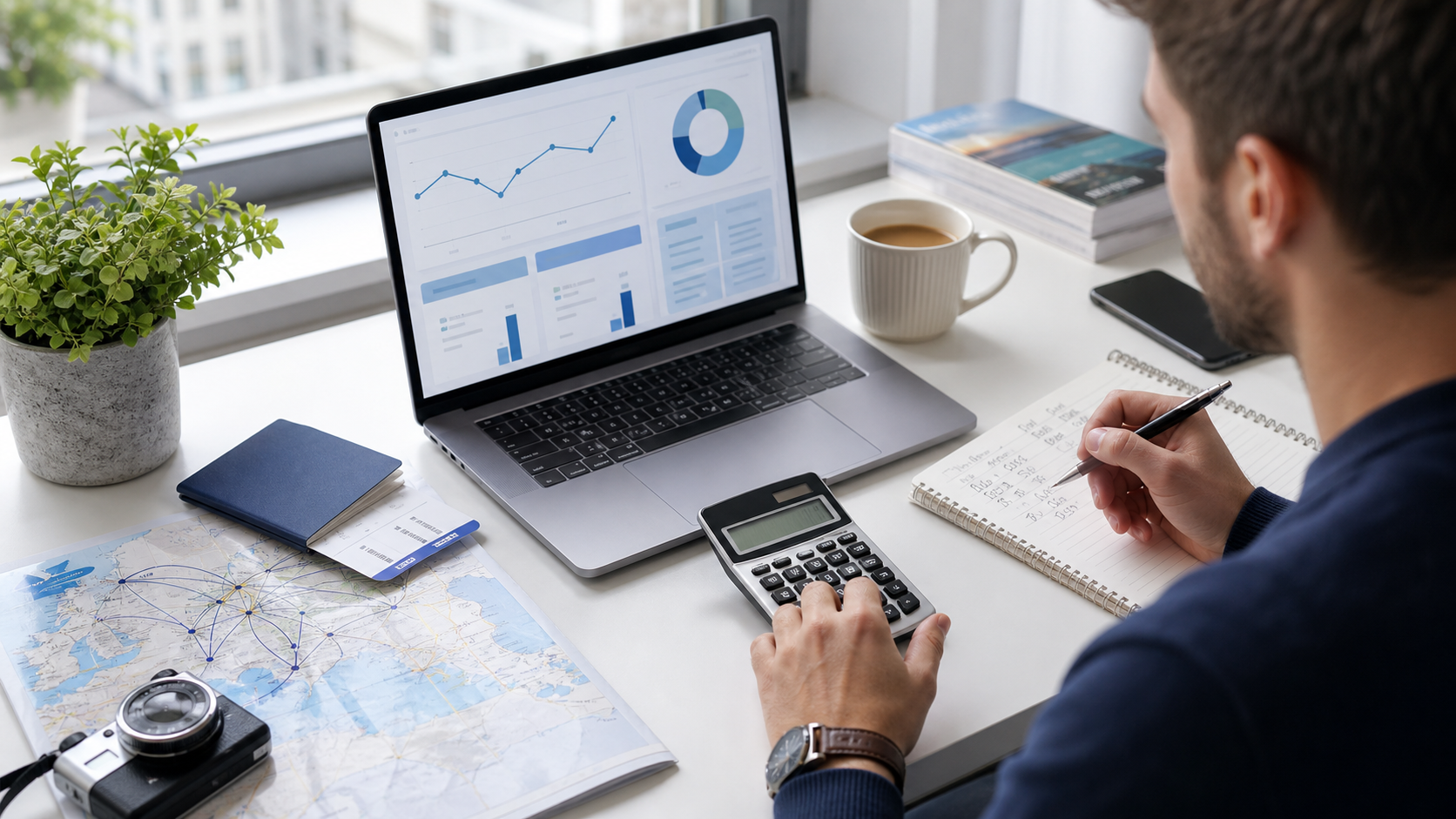Avios reward flight route planning illustration